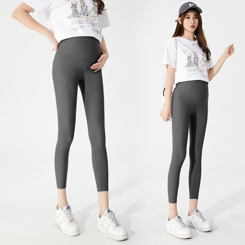 Plus Size Maternity Leggings Seamless Belly Support