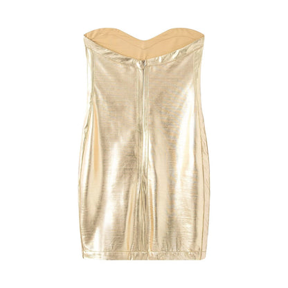 Plus Size Sleeveless Bandage Slim Fit Dress - Plus Size Clothing
