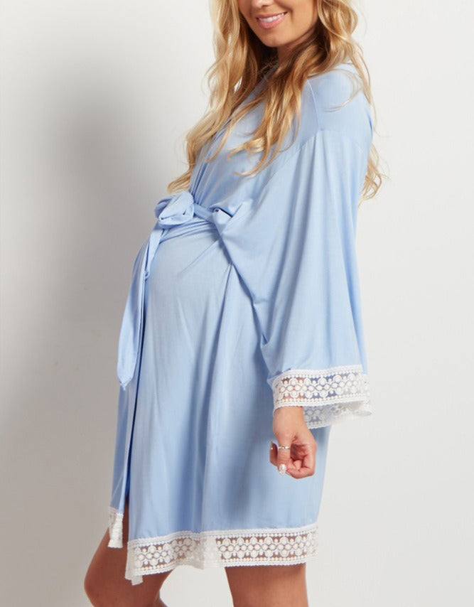 Plus Size Lace Cardigan with 3/4 Sleeves