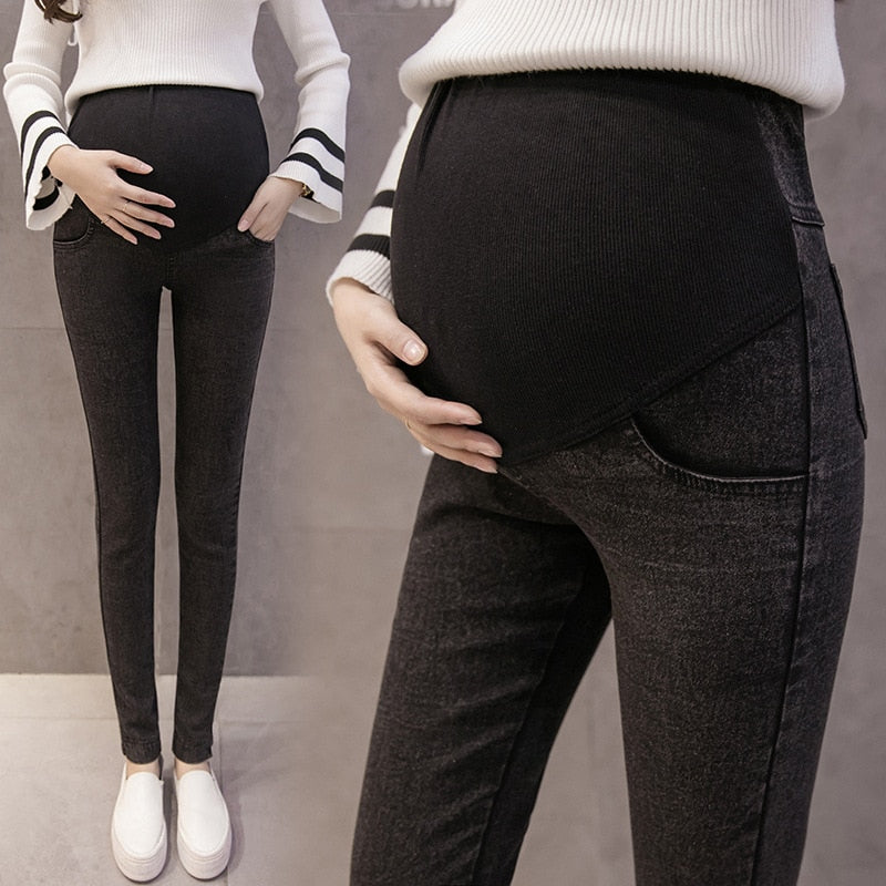 Plus Size Maternity Jeans for Pregnant Women M-3XL