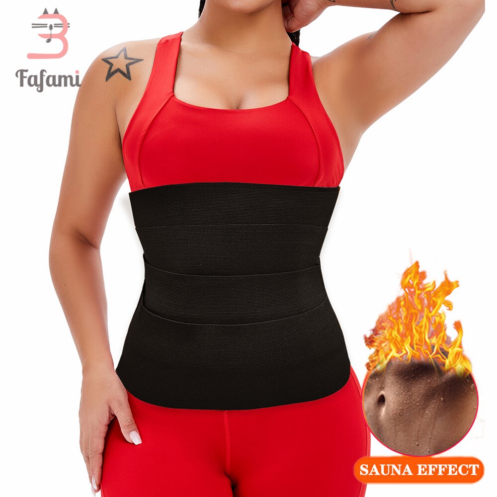 Plus Size Postpartum Belly Band Compression Waist Trainer