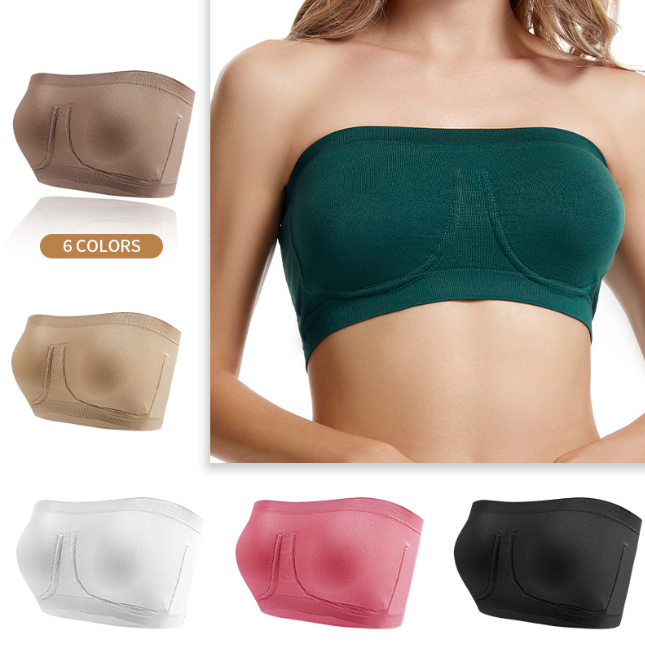 Plus size Strapless Wrap Sports Bra