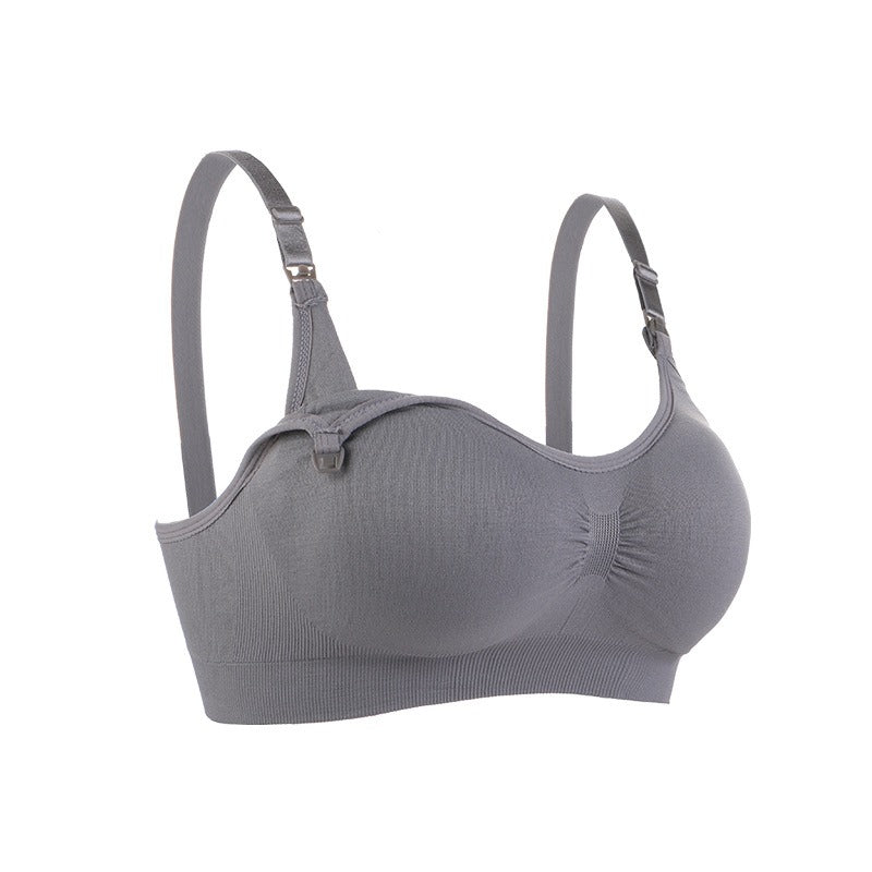 Plus Size Seamless Wireless Breastfeeding Bra
