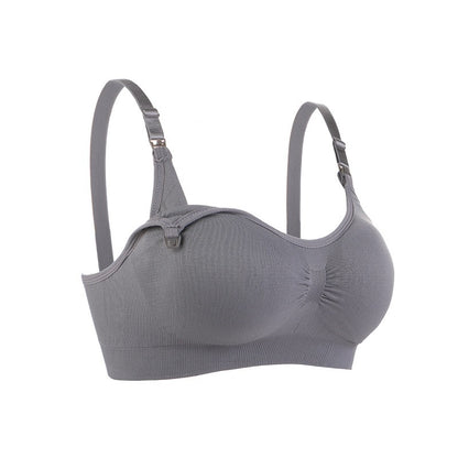 Plus Size Seamless Wireless Breastfeeding Bra
