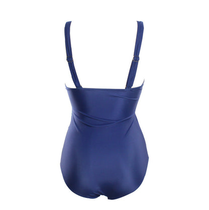 Plus Size Tummy-Control One-Piece Swimsuit - Plus Size Clothing