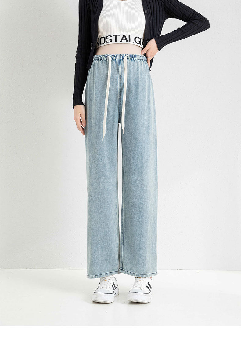 Plus Size Maternity Stretch Denim Cropped Pants