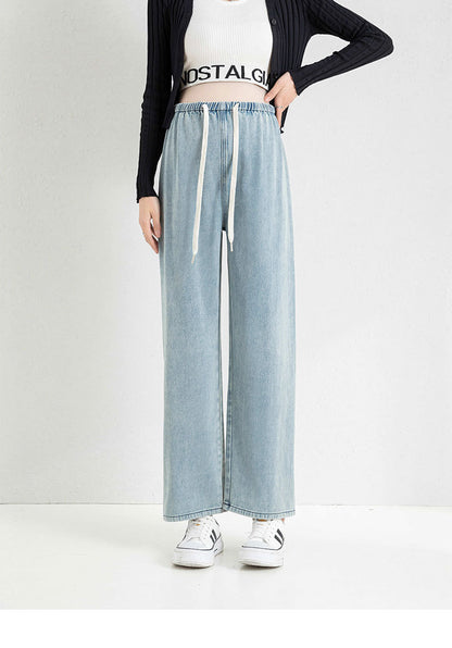 Plus Size Maternity Stretch Denim Pants - Plus Size XL-4XL - View 3