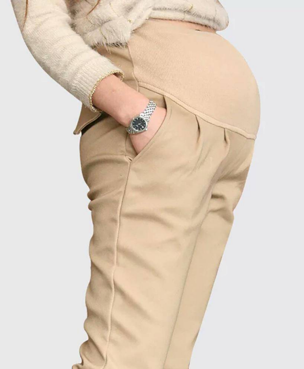 Plus Size Maternity Harem Pants with Belly Support