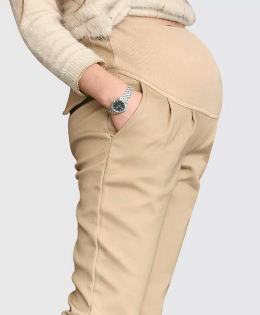 Plus Size Maternity Harem Pants with Belly Support