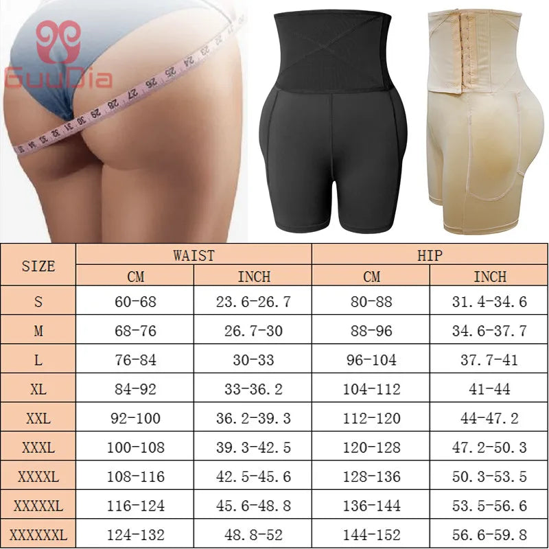 Plus Size Butt Lifter Shapewear High Waist Brief