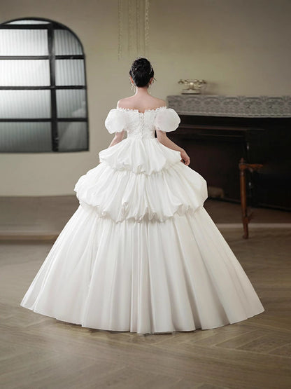 Plus Size Maternity Wedding Dress - Plus Size XL-4XL - View 5