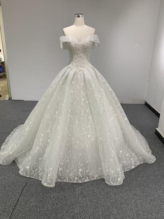 Plus Size Ball Gown Wedding Dress - Plus Size XL-4XL