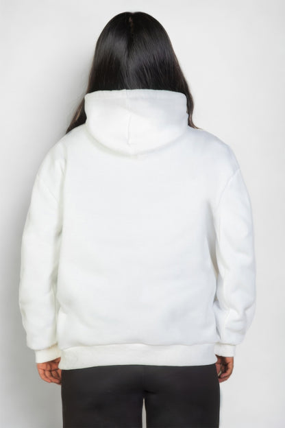 Plus Size Graphic Kangaroo Pocket Hoodie - Plus Size XL-4XL - View 12