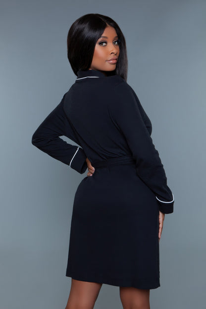 Plus Size Waffle Robe Queen — side detail