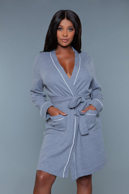 Plus Size Waffle Robe Queen — styled view