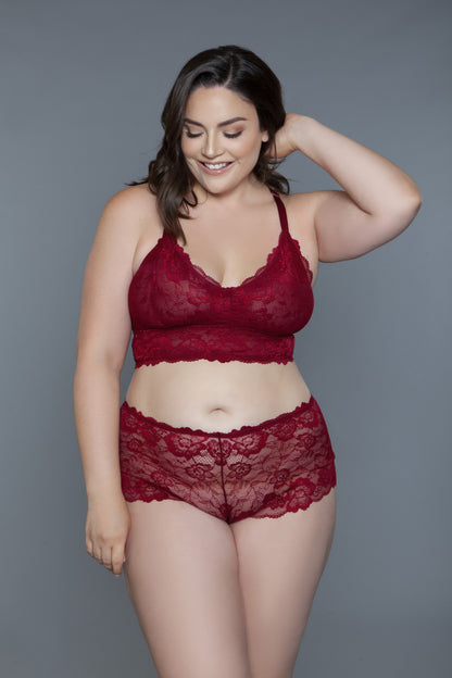 Plus Size Cindy Lace Cami Set - Plus Size XL-4XL - View 8