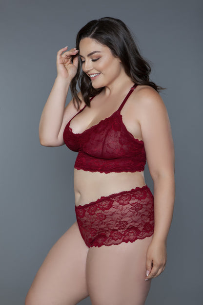 Plus Size Cindy Lace Cami Set - Plus Size XL-4XL - View 10