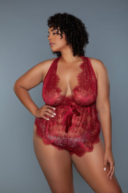 Plus Size Nancy Teddy Lingerie — front view