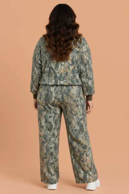 Plus Size Camo Two-Piece Sets - Plus Size XL-4XL - View 2