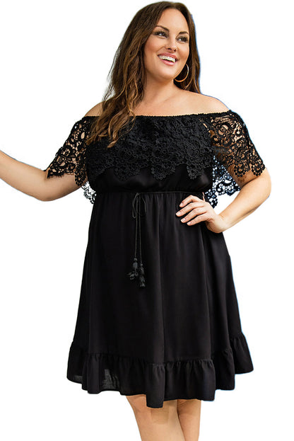 plus-size-off-shoulder-lace-dress