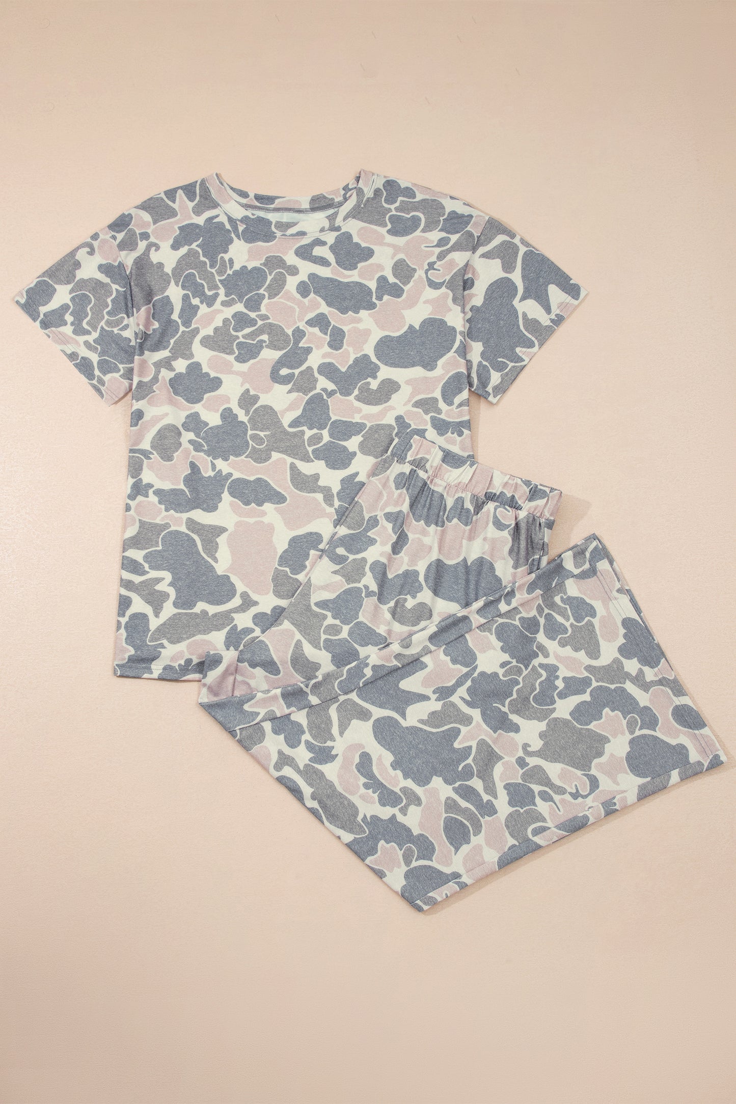 Plus Size Camouflage Print 2pcs Outfit Set - Plus Size XL-4XL - View 2