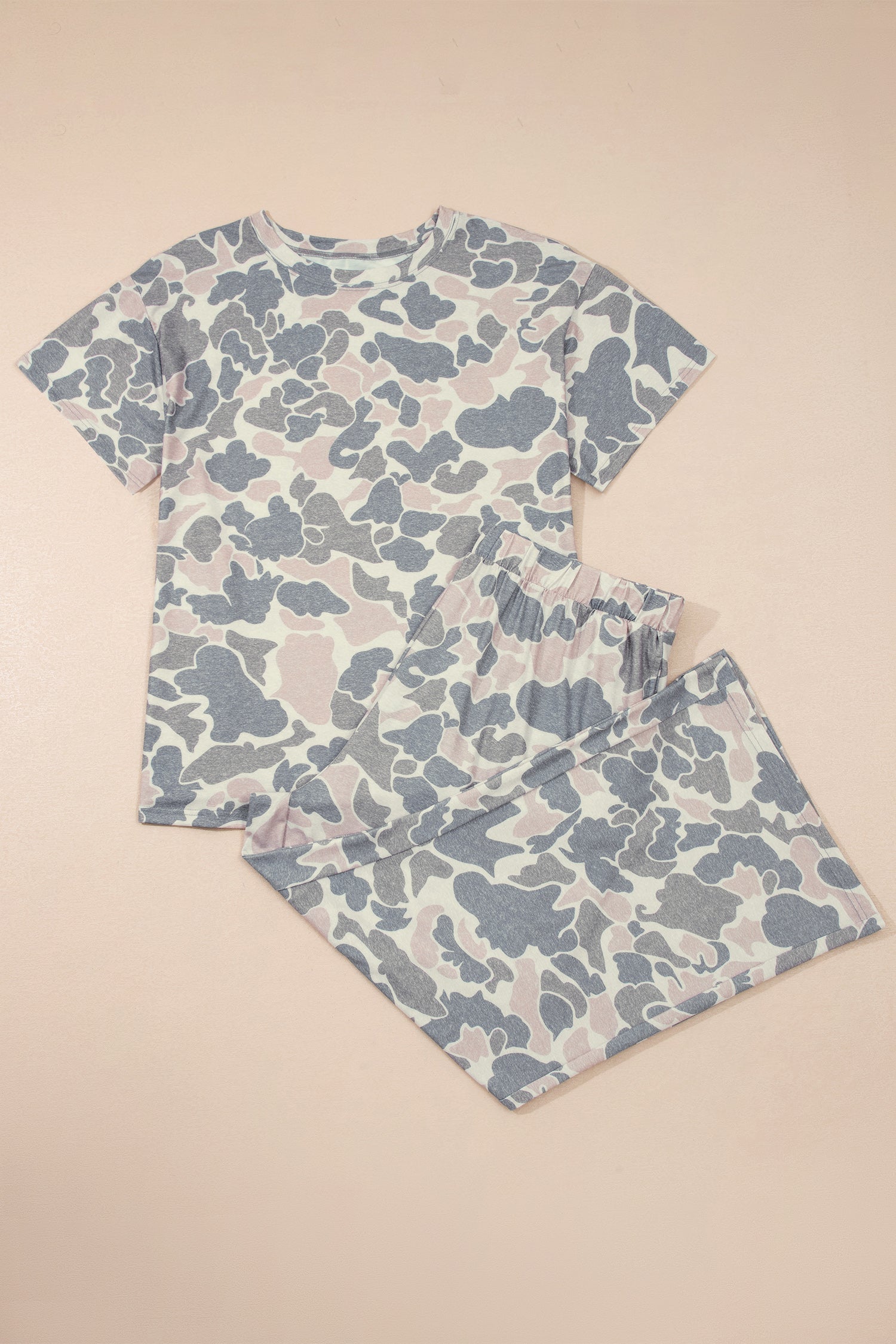 Plus Size Camouflage Print 2pcs Outfit Set - Plus Size XL-4XL - View 2
