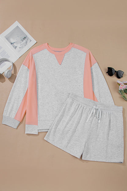 Plus Size Colorblock Two-Piece Set - Plus Size XL-4XL - View 7