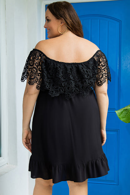 plus-size-off-shoulder-lace-dress