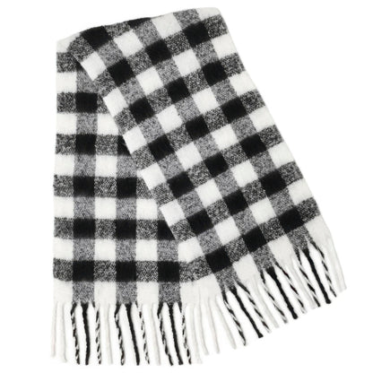 Plus Size Buffalo Plaid Scarf - Plus Size XL-4XL - View 2