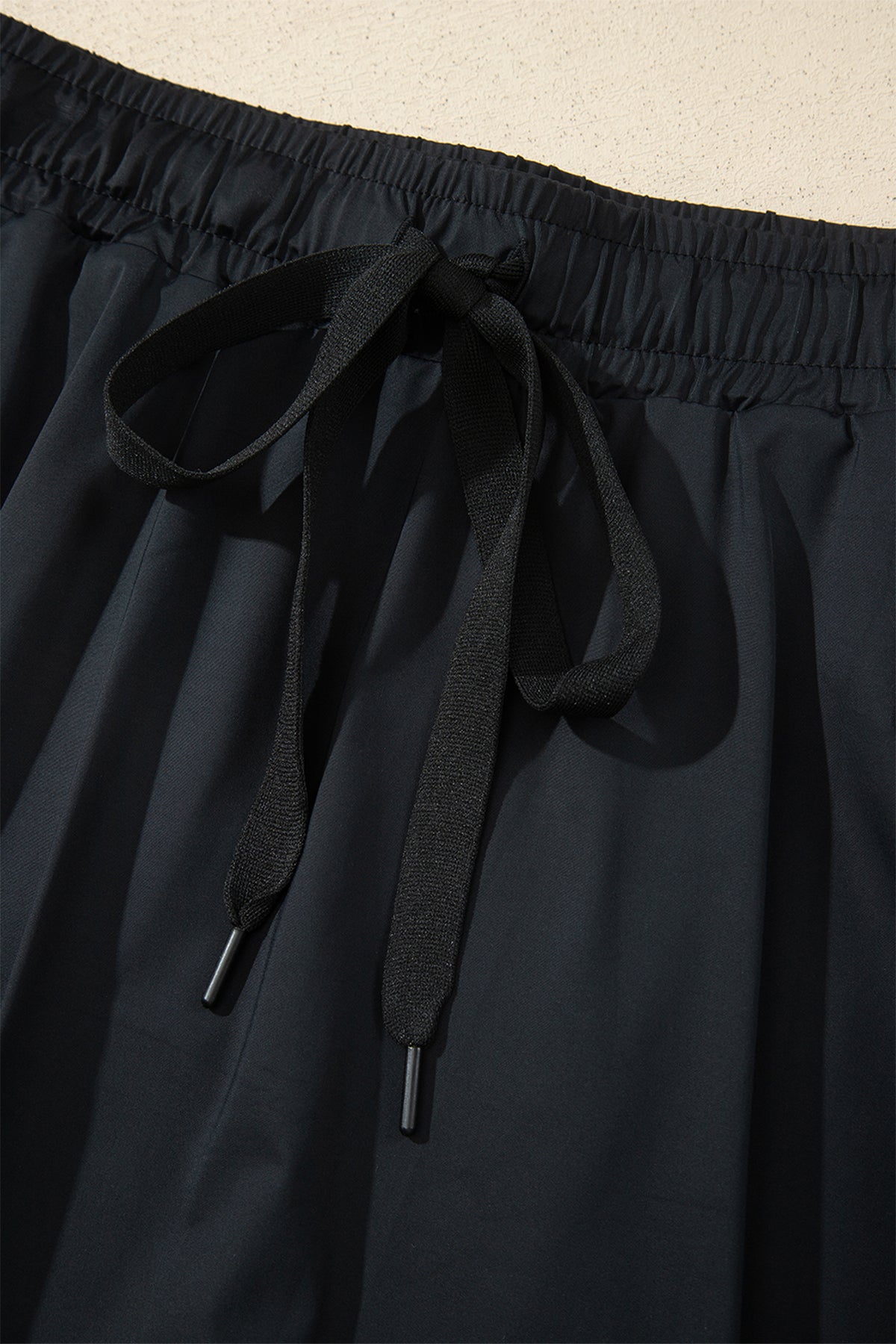 Plus Size Drawstring Waist Flared Tennis Skort - Plus Size Clothing