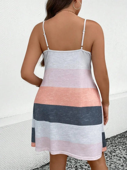 Plus Size Camisole Dress - Plus Size XL-4XL - View 2