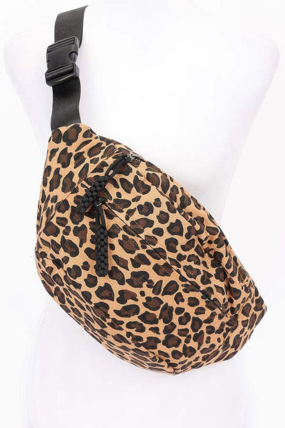 Plus Size Cotton Canvas Crossbody Bag - Plus Size XL-4XL - View 1