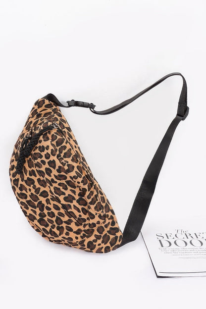 Plus Size Cotton Canvas Crossbody Bag - Plus Size XL-4XL - View 4