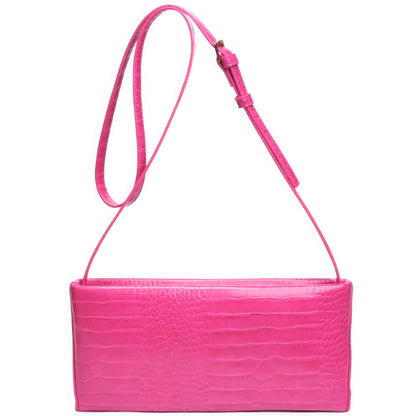 Plus Size Croc Mandy Handle Crossbody Bag - Plus Size XL-4XL - View 8