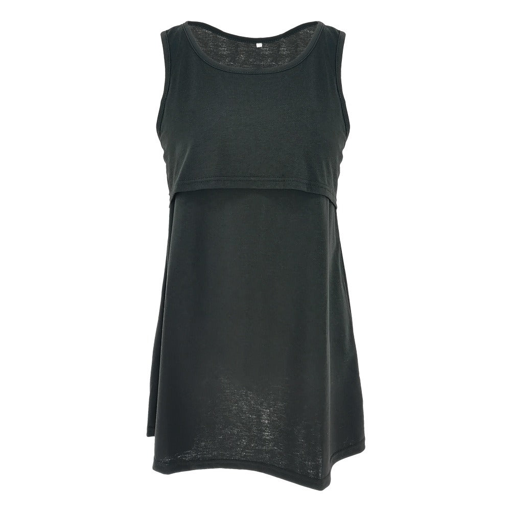 Summer maternity dress, breastfeeding nursing - Plus Size Clothing