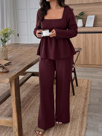 plus-size-square-neck-set