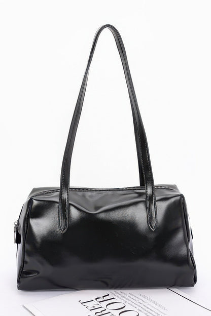 Plus Size Faux Leather Sport Bag - Plus Size XL-4XL - View 5