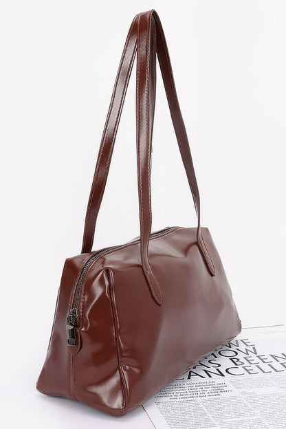 Plus Size Faux Leather Sport Bag - Plus Size XL-4XL - View 2