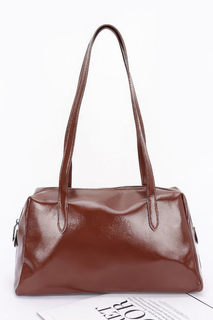 Plus Size Faux Leather Sport Bag - Plus Size XL-4XL - View 1