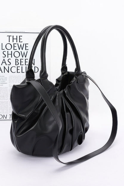 Plus Size Faux Leather Tote Bag - Plus Size XL-4XL - View 3