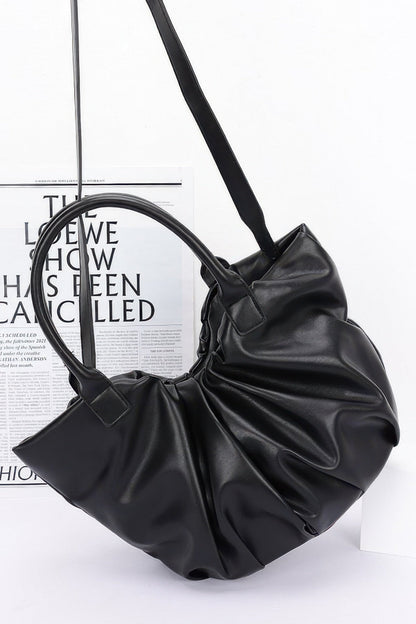 Plus Size Faux Leather Tote Bag - Plus Size XL-4XL - View 4