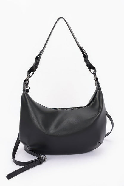 Plus Size Faux Leather Shoulder Bag - Plus Size XL-4XL - View 1