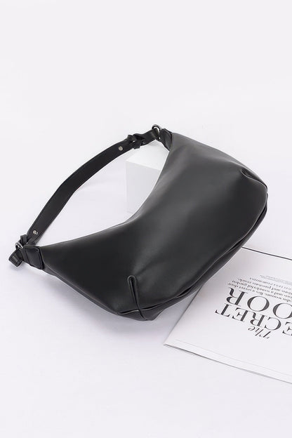 Plus Size Faux Leather Shoulder Bag - Plus Size XL-4XL - View 4