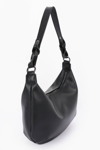Plus Size Faux Leather Shoulder Bag - Plus Size XL-4XL - View 2