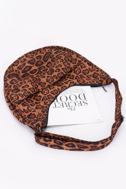 Plus Size Faux Suede Crossbody Bag - Plus Size XL-4XL - View 4