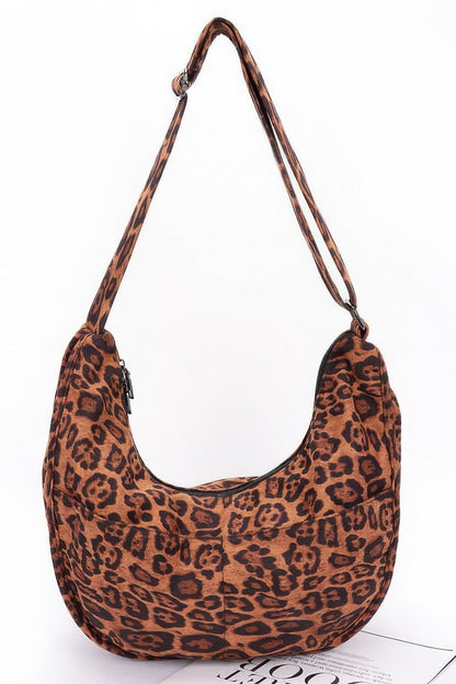 Plus Size Faux Suede Crossbody Bag - Plus Size XL-4XL - View 1