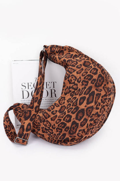 Plus Size Faux Suede Crossbody Bag - Plus Size XL-4XL - View 3