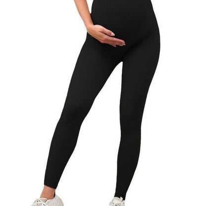 Maternity pants high waist leggings fashionable new style early pregnancy belly support high elastic quick drying moisture absor - Plus Size Clothing