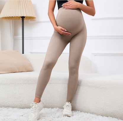 Maternity pants high waist leggings fashionable new style early pregnancy belly support high elastic quick drying moisture absor - Plus Size Clothing