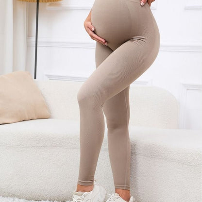 Maternity pants high waist leggings fashionable new style early pregnancy belly support high elastic quick drying moisture absor - Plus Size Clothing